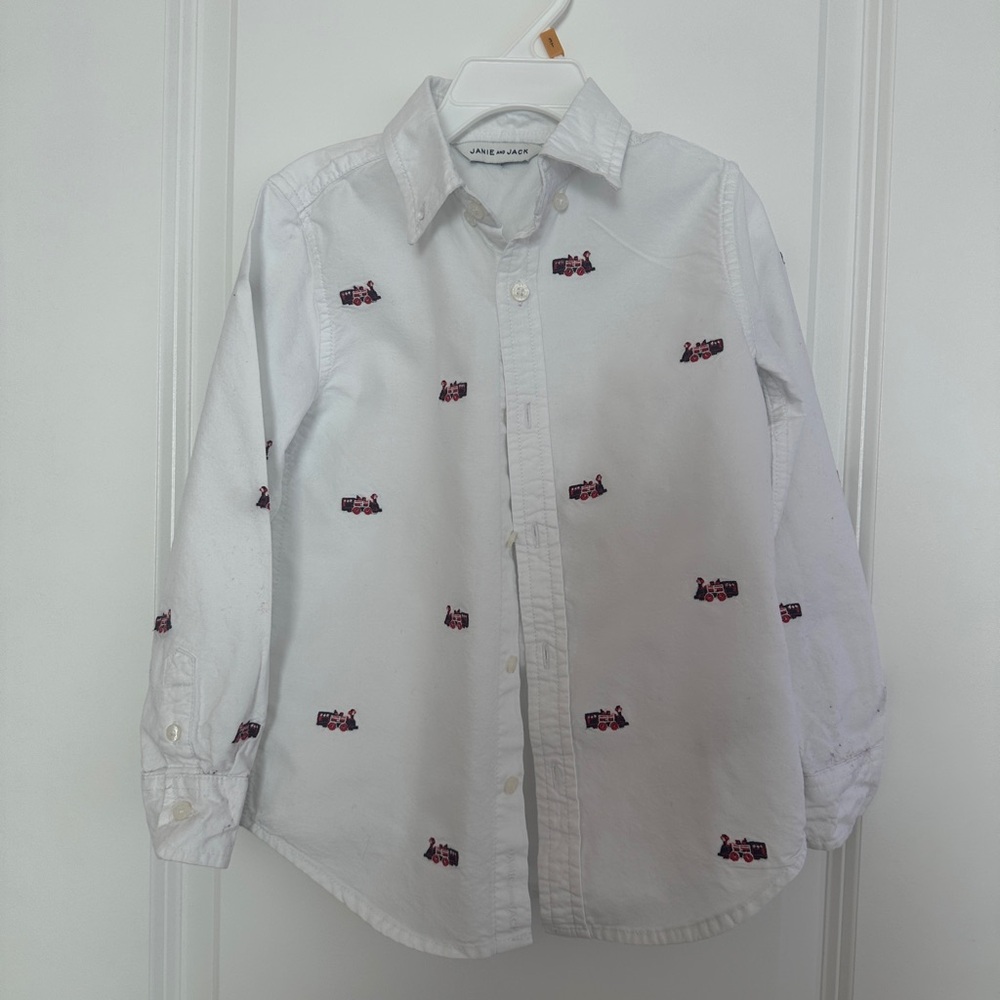 Janie and Jack Train Shirt